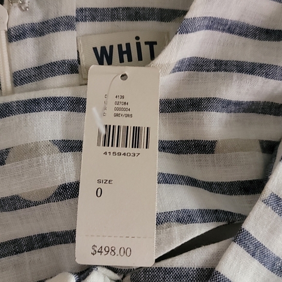 NWT Anthropologie SPRING Bows and Stripes Sheath Dress SIZE 0 - Picture 6 of 6